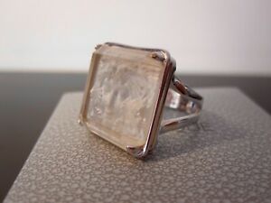 【送料無料】ジュエリー・アクセサリー ラリックフランスバグアージェントクリスタルモデールアレトゥスアベックボイテlalique france bague argent 925 et cristal modele arethuse avec boite