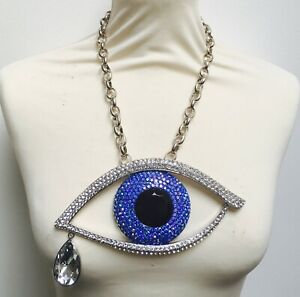 【送料無料】ジュエリー・アクセサリー バトラーウィルソンクチュールネックレスニューアイペンダントbutler and wilson xl couture collana con pendente occhio nuovo