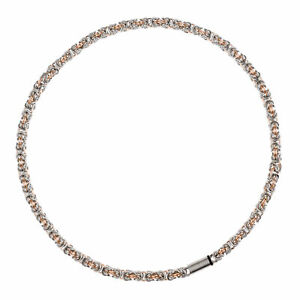 【送料無料】ジュエリー・アクセサリー デザインコリアーステンレスチェーンエヴィータプチウェッセルシュルdesign serio collier k186 in acciaio inox catena re catena edvita petit wechselschl