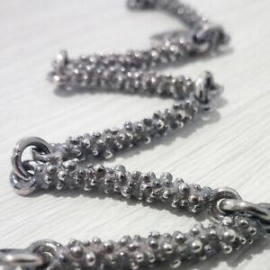 【送料無料】ジュエリー・アクセサリー ハンドメイドシルバーブレスレットbracciale in argento brunito 925 fatto a mano b17