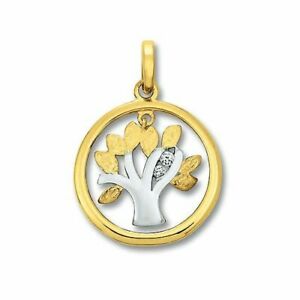 【送料無料】ジュエリー・アクセサリー ジルコニホワイトゴールドpendente albero della vita zirconi bianchi oro 333