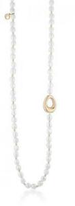 【送料無料】ジュエリー・アクセサリー ルレーヌシルバーローズゴールドパールcollana lelune donna lgnk2631_0 argento oro rosa perla