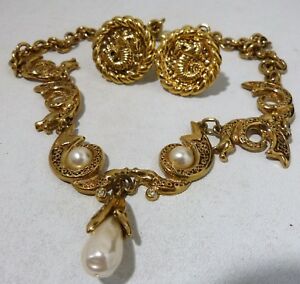 【送料無料】ジュエリー・アクセサリー パルレオートクチュールラロッシュヴィンテージparure haute couture guy laroche authentique vintage