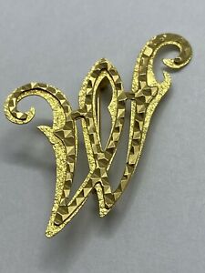 【送料無料】ジュエリー・アクセサリー トレスベルブローシュアンアンフォルムドtres belle broche en or 18k, 750 en forme de m ou w