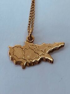 【送料無料】ジュエリー・アクセサリー キプロスゴールドペンダントゴールドチェーンpendente in oro 18ct insolito di cipro con catena doro