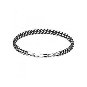 【送料無料】ジュエリー・アクセサリー ザンカンメンズブレスレットブラックシルバーbracciale zancan uomo exb802ne argento nero