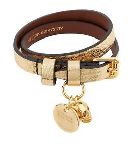 【送料無料】ジュエリー・アクセサリー アレクサンダーマックィーンダブルラップブレスレットalexander mcqueen double wrap bracelet