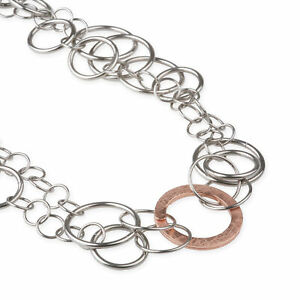 【送料無料】ジュエリー・アクセサリー エルンストデザインコリアーゴールドステンレススチールネックレスernstes design collier k132 acciaio inox dorato lunghezza 90 cm collana