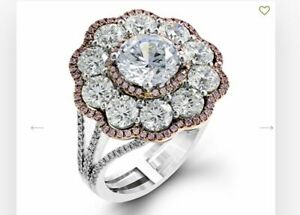 【送料無料】ジュエリー・アクセサリー ホワイトラウンドモイッサニテクリスマススターリングシルバーbianco rotondo moissanite fidanzamento natale anello 925 argento sterling