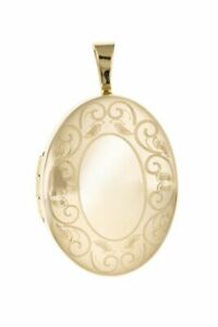 【送料無料】ジュエリー・アクセサリー パターンメダリオン9ct oro 16mm medaglione ovale con motivo