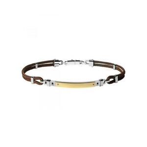 【送料無料】ジュエリー・アクセサリー サルビーニブレスレットマンゴールドスチールbracciale salvini uomo ubr709 oro acciaio