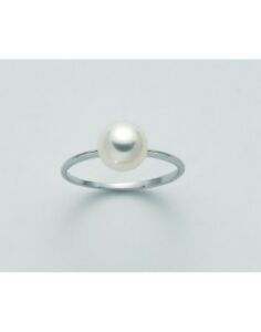【送料無料】ジュエリー・アクセサリー ミルナアートゴールドリングパールコルホワイトmiluna art pli1591 anello oro 7501000 con 1 perla col bianco 756