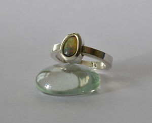 【送料無料】ジュエリー・アクセサリー オパールサイズシルバーリングfabbricato a mano 925935 argento anello con opal dimensioni 54 17,0 mm