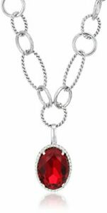 【送料無料】ジュエリー・アクセサリー スターリングシルバ
2000
ーサイアムクリスタルネックレスargento sterling siam collana cristallo, 457cm