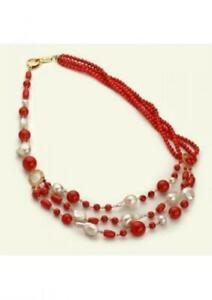 【送料無料】ジュエリー・アクセサリー ネックレスマラカン2ウーマンレッドコーラルcollana maraka2 donna cn2936 corallo rosso