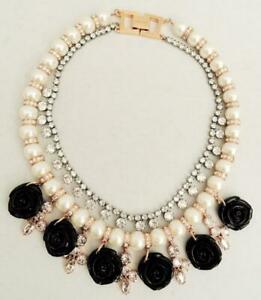 【送料無料】ジュエリー・アクセサリー マウィパールクリスタルスワロフスキーフラワーネックレスボックスmawi perla cristallo swarovski fiore dichiarazione collanaboxedregalo perfetto