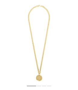 【送料無料】ジュエリー・アクセサリー ダーティホワイトロゴゴールドクロスネックレスペンダントbianco sporco logo oro croce collana, ciondolo a forma di grandi dimensioni