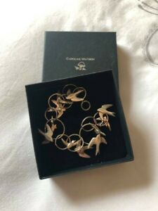 【貨物輸送無料】宝飾品・付属品 キャロラインワトソンスワローシルバーブレスレットcaroline watson braccialetto dargento rondine