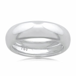 【貨物輸送無料】宝飾品・付属品 ベルバゲグリスラージミリメートルbelle bague 18 ktor gris , taille n54, largeur 6 粍