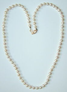 【貨物輸送無料】宝飾品・付属品 コリアードペルズファインズフェルモアマッシフcollier de perles fines fermoir or massif 14k