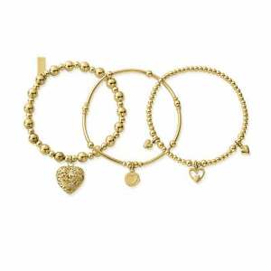 【貨物輸送無料】宝飾品・付属品 ラブクロボゴールドセットchlobo gold compassione set di 3 love gbsta 3l
