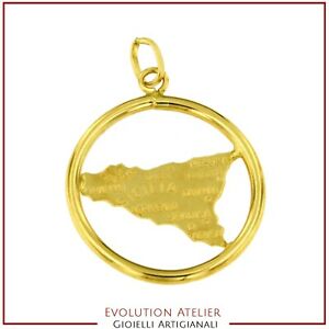 【貨物輸送無料】宝飾品・付属品 シチリア島シャンデリアciondolo インチ oro sicilia インチ oro giallo 18kt