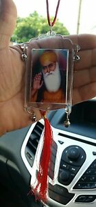 【送料無料】ジュエリー・アクセサリー グルナナックゴビンドシンペンダントチャームシークリアハンギングミラーguru nanak dev ji gobind singh ji foto pendente charm sikh auto posteriore specchio appe