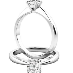 【送料無料】ジュエリー・アクセサリー クッションオリジナルモイッサニテリアルホワイトゴールド050 cuscino ct originale moissanite anello di fidanzamento 14k vero oro bianco