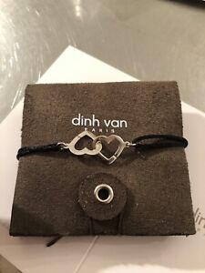 【貨物輸送無料】宝飾品・付属物 ブレスレットディンヴァンブランダブルクールbracelet dinh van or blanc r13 double c?ur