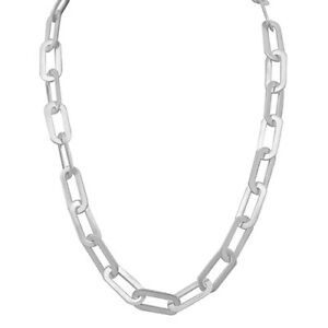 【貨物輸送無料】宝飾品・付属物 リッチパッションチェーンシルバーネックレスアテネリンク