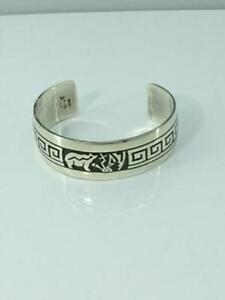 【貨物輸送無料】宝飾品・付属物 ホピシルバーベアシルバースターリングブレスレットhopi argento slv orso argento sterling bracciale