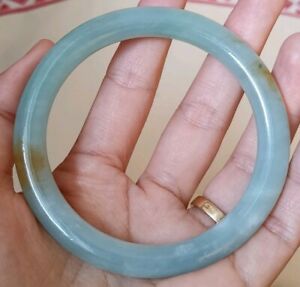 【貨物輸送無料】宝飾品・添え物 ブレスレットジョンクエンジェイドナチュラルヴェルラネbracelet jonc en jade naturel vers lannee 1930