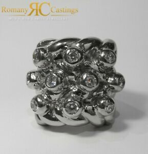 【送料無料】ジュエリー・アクセサリー キーパーソリッドシルバーサイズworlds piu pesanti cz 5tcw 3 riga keeper 925 solido argento finissimo 218g min taglia x