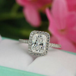 【送料無料】ジュエリー・アクセサリー シャイニングモイッサニテリングエンゲージメントゴールデンホワイト250 kt splendente certificato moissanite fidanzamento anello 14k bianco dorato