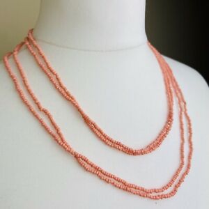 【送料無料】ジュエリー・アクセサリー ピンクジュエリーコーラルグラスパールネックレスセットbigiotteria rosa corallo perla di vetro collana set di 2