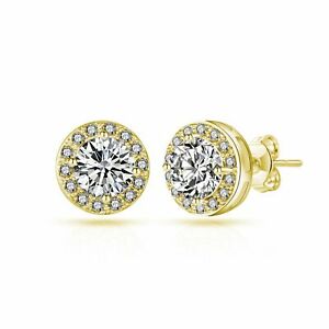 【送料無料】ジュエリー・アクセサリー スワロフスキークリスタルハローゴールドイヤリングRorecchini in oro halo creati con cristalli swarovski R 13,665円
