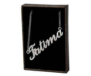 【送料無料】ジュエリー・アクセサリー ネックレスファティマスワロフスキーゴールドメイドホワイトメッキnome collana fatima 18ct bianco placcato ororealizzati con elementi swarovski