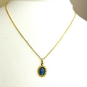 【送料無料】ジュエリー・アクセサリー トーンゴールドジュエリーネックレスオパールペンダントtono oro bigiotteria collana con pendente opale