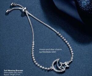 【送料無料】ジュエリー・アクセサリー エイボントリルムーンスターウィッシュブレスレットavon toril moon and star wish meaning bracelet brand gift