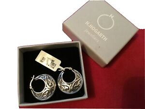 【送料無料】ジュエリー・アクセサリー ブランドシルバーイヤリングフープクリスマスプレゼントbrand silver earrings hoop christmas present