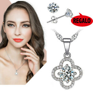 【送料無料】ジュエリー・アクセサリー ペンダントレディースネックレスクローバーホワイトciondolo collana da donna strass quadrifoglio bianco a220 12,766円