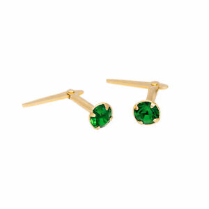 【送料無料】ジュエリー・アクセサリー ゴールドメッキシルバークリスタルアクセサリーイヤリングargento placcato oro amp; 3mm cristallo accessorio orecchini