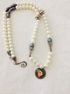 【送料無料】ジュエリー・アクセサリー フリーダカーロパールネックレスfrida kahlo collana perla