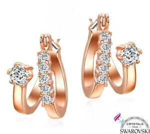 【送料無料】ジュエリー・アクセサリー スワロフスキークリスタルライトポイントイヤリングorecchini punto luce da donna con cristalli swarovski