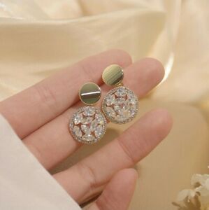 【送料無料】ジュエリー・アクセサリー ?ドロップクリスタルライトイヤリングファッションラウンドザラスタイル abbiamo ? sposa goccia cristallo leggero orecchini 2021 fashion rotondo stile zara｜hokushin