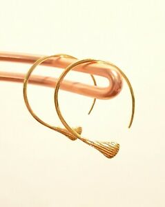 【送料無料】ジュエリー・アクセサリー ゴールドフープイヤリングスレッドorecchini in oro a cerchio infila ago
