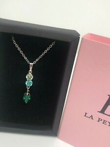 【送料無料】ジュエリー・アクセサリー スワロフスキーペンダントネックレスcollana con ciondolo di swarovski｜hokushin