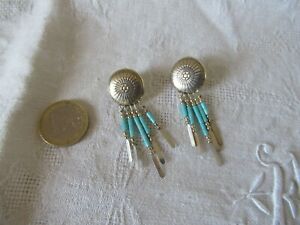 【送料無料】ジュエリー・アクセサリー ブークルドオエイユアンアージェントエターコイズharpo boucles doreilles en argent et turquoise