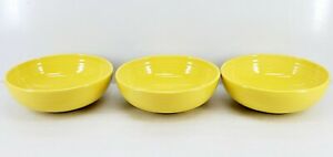 【送料無料】キッチン用品・食器・調理器具・陶器 ミディアムビストロボウルヒマワリイエローオンスのセットset of 3 FIESTA MEDIUM bistro BOWL sunflower yellow NEW 38 oz|hokushin