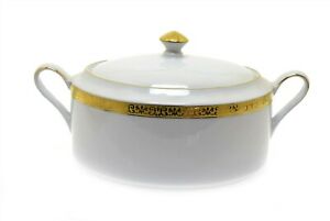 【送料無料】キッチン用品・食器・調理器具・陶器　ロイヤルギャラリーゴールドバフェットオーバル覆われた野菜キャセロールチューリーンRoyal Gallery Gold Buffett Oval Covered Vegetable Casserole Tureen EUC
